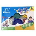 Pintura de dedos x6, 35ml, en caja