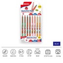 Lapicera semigel x48, AZUL, punta 0,7, en caja, BEIFA