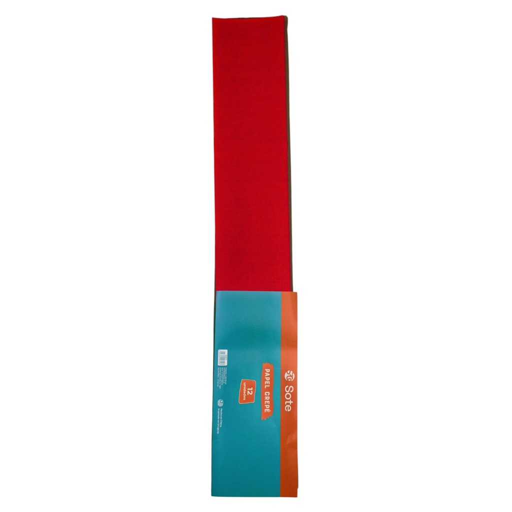 Papel crepé, PACK x10, varios colores, SOTE