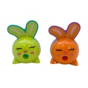 Sacapuntas de plástico, CAJA x12, varios colores