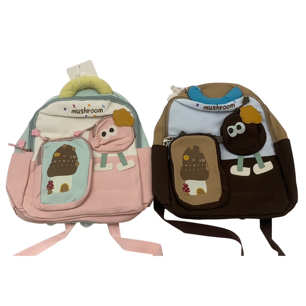 Mochila infantil con bolsillo frontal, varios diseños