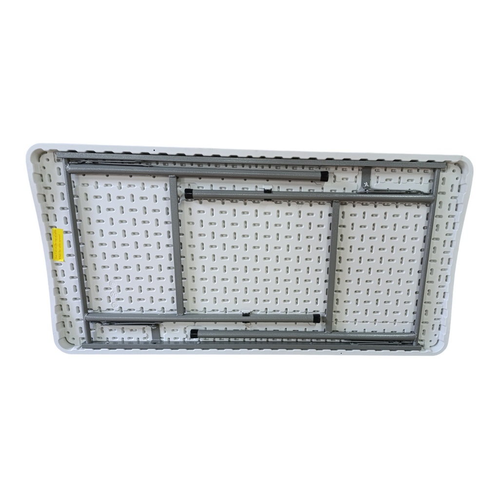 Mesa de PVC y hierro, patas plegables, Berlina Home