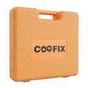 Taladro con percutor con amoladora y accesorios,en caja, COOFIX