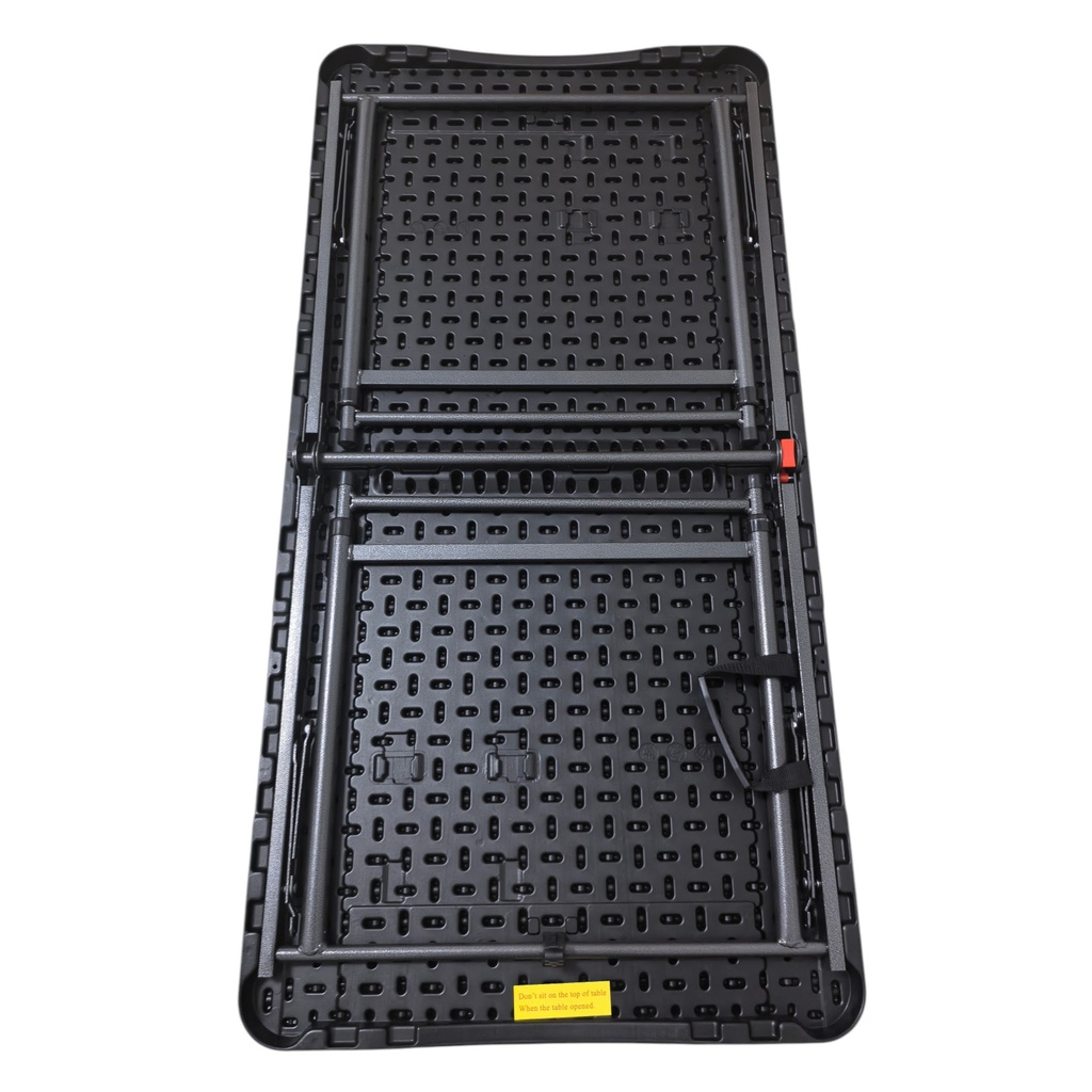 Mesa de PVC y hierro, patas plegables, Berlina Home