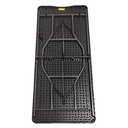Mesa de PVC y hierro, patas plegables, Berlina Home