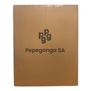 Mesa de PVC y hierro, patas plegables, Berlina Home