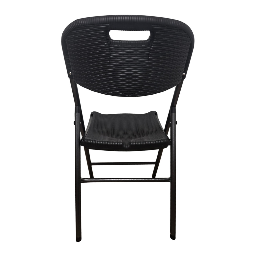 Silla plegable Berlina Home, de PVC y hierro