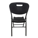 Silla plegable Berlina Home, de PVC y hierro