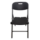 Silla plegable Berlina Home, de PVC y hierro