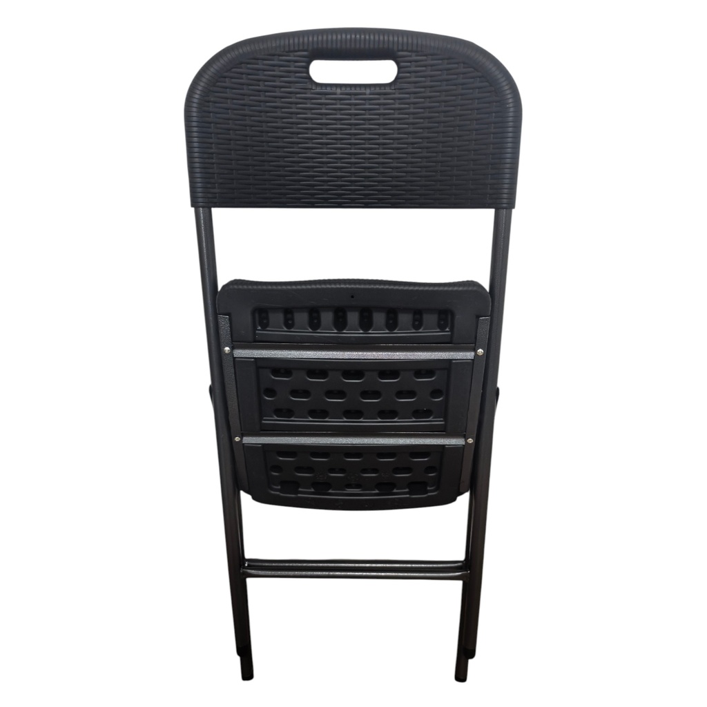 Silla plegable Berlina Home, de PVC y hierro