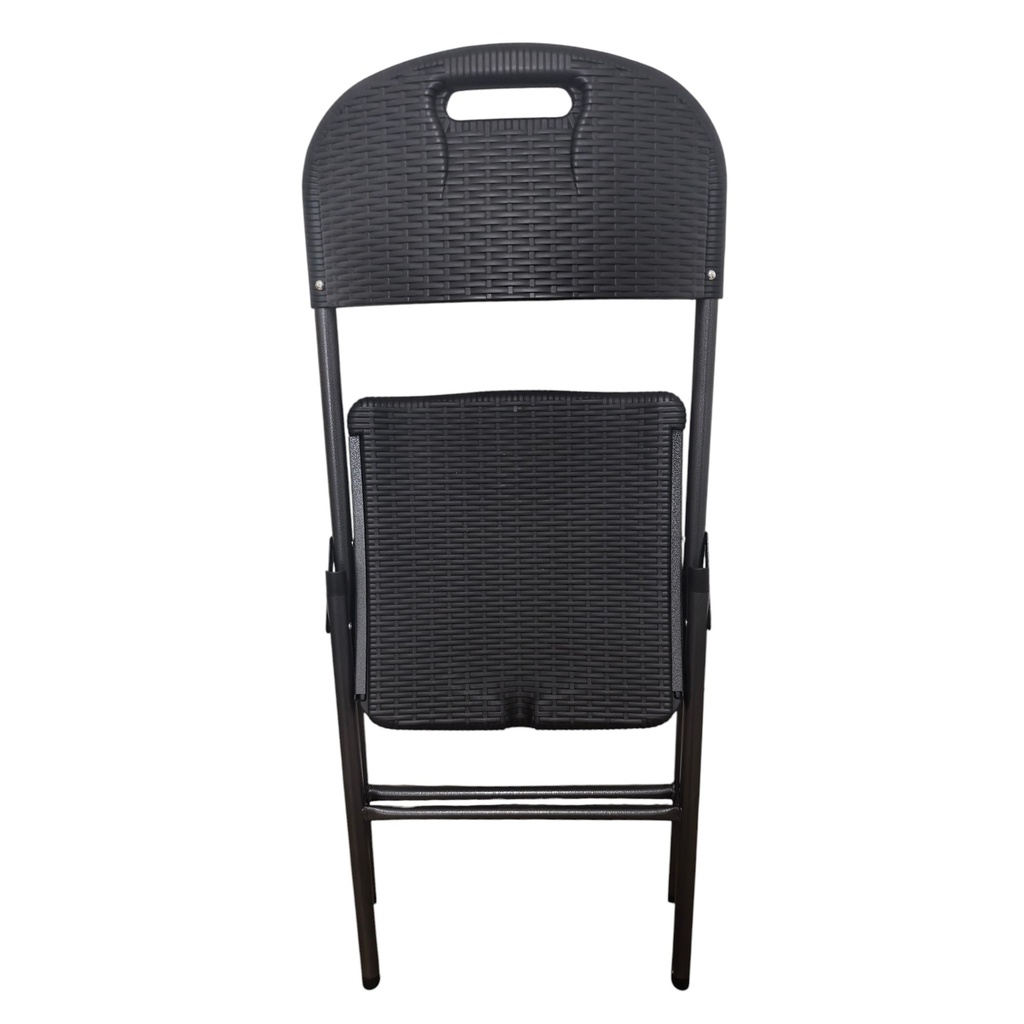 Silla plegable Berlina Home, de PVC y hierro