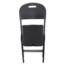 Silla plegable Berlina Home, de PVC y hierro