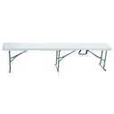 Banco plegable Berlina Home, de PVC y hierro