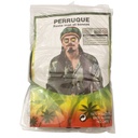 Peluca pelo largo rastas, con gorro