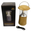 Farol de camping, recargable USB, en caja