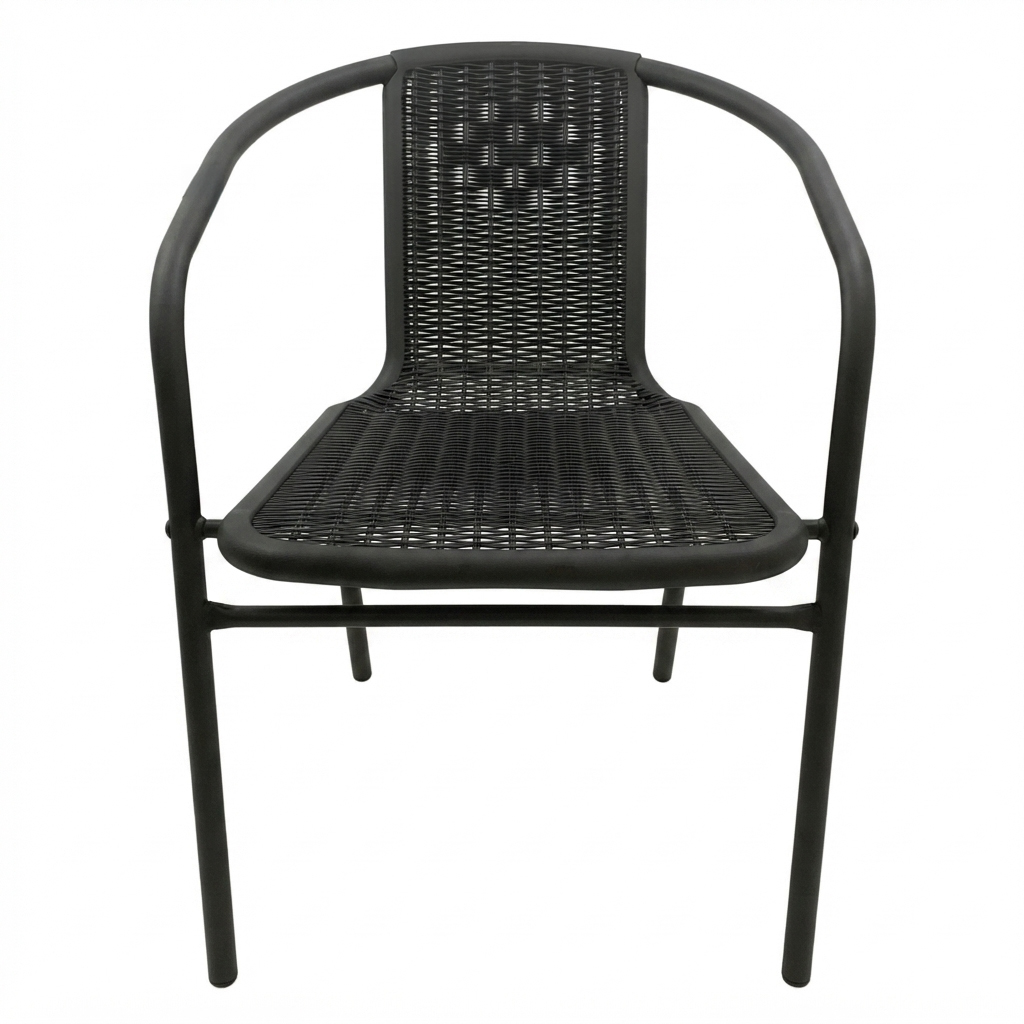 Silla de jardín hierro y PVC