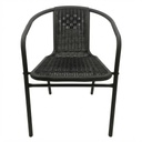 Silla de jardín hierro y PVC