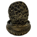 Fuente de agua, de resina con esfera, en caja