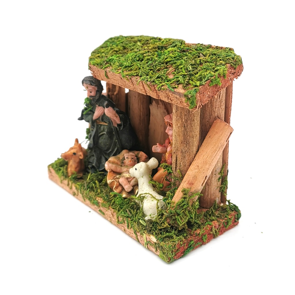 Pesebre 5 figuras, en caja, varios modelos