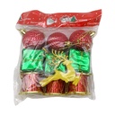 Adorno navideño surtido x10, 4cm en bolsa