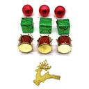 Adorno navideño surtido x10, 4cm en bolsa