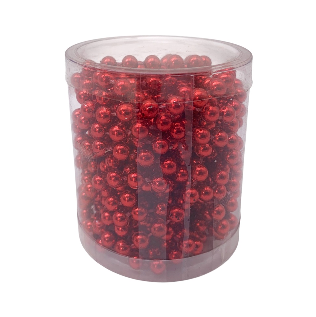 Guirnalda cadena de bolitas, varios colores, CAJAx20