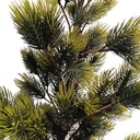 Árbol navideño frondoso araucaria, 134 ramas 115cm, con base de arpillera