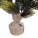 Árbol navideño frondoso araucaria, 134 ramas 115cm, con base de arpillera