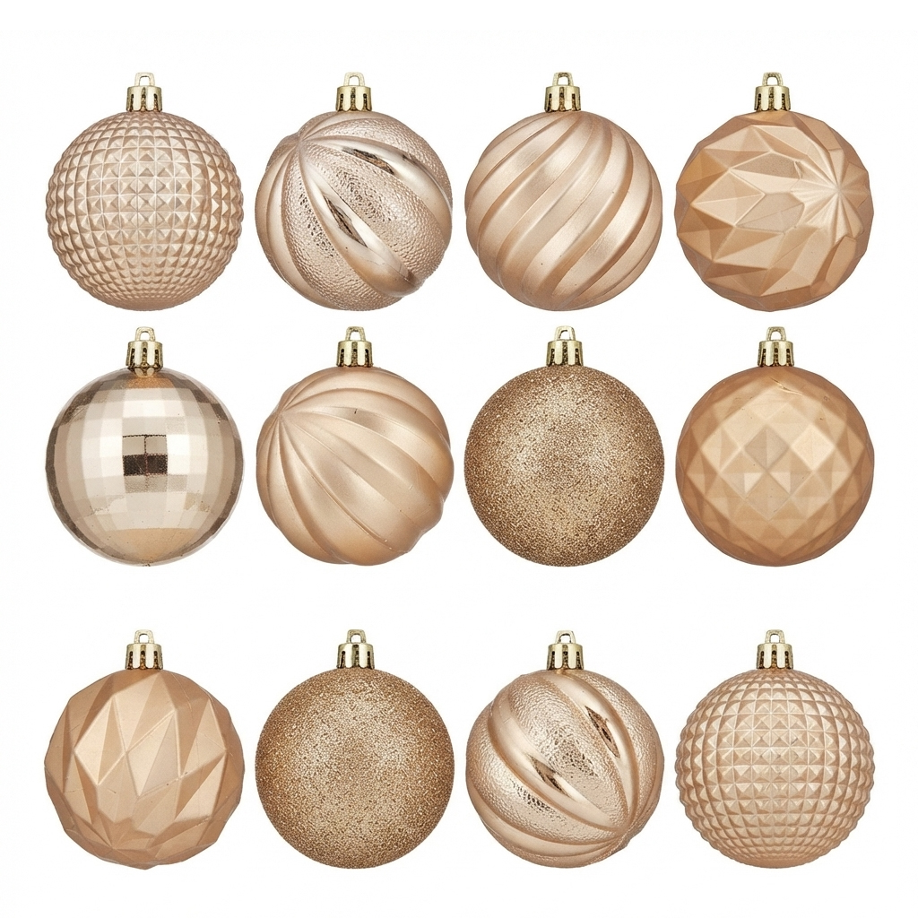 Bolas navideñas x12 6cm, en caja