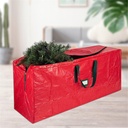Bolsa para almacenamiento de árbol navideño, de plastillera, con cierre