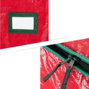 Bolsa para almacenamiento de árbol navideño, de plastillera, con cierre