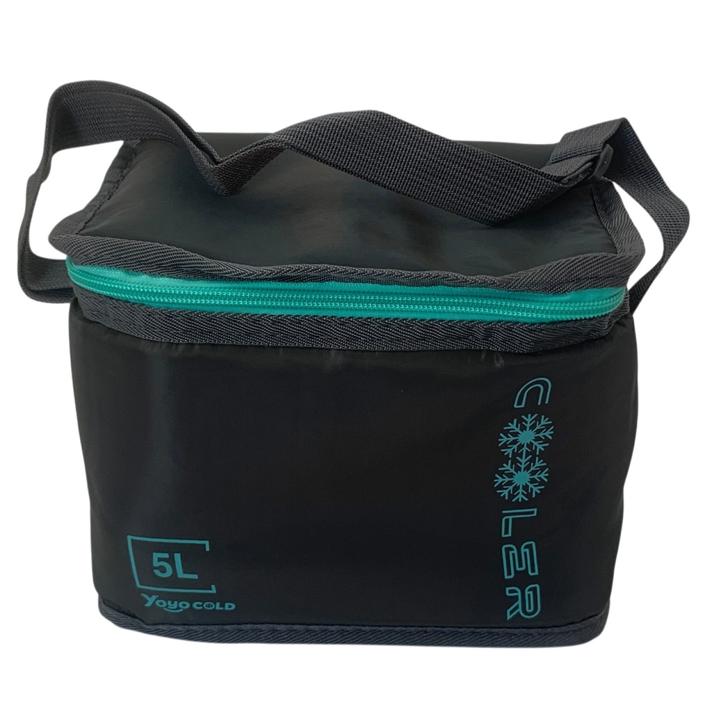 Conservadora bolso de poliéster, 5L, aislante térmico, con cierre