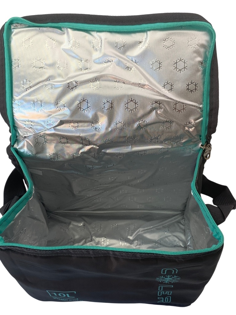 Conservadora bolso de poliéster, 10L, aislante térmico, con cierre