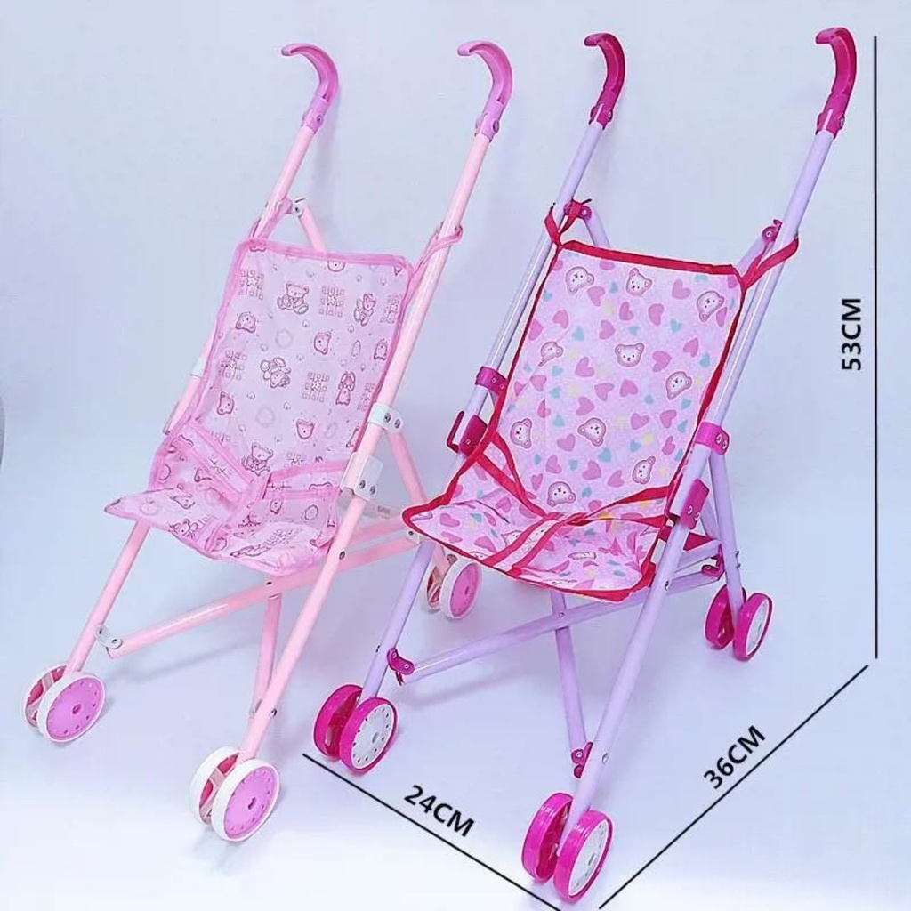 Coche para muñeca de metal, en bolsa, varios colores