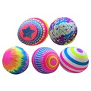Pelota de goma, PACKx12 inflable, en bolsa varios colores