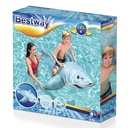 Inflable flotador, tiburón con agarres, Bestway en caja