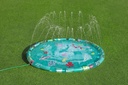 Inflable alfombra con aspersores 1 aro, Bestway, en caja