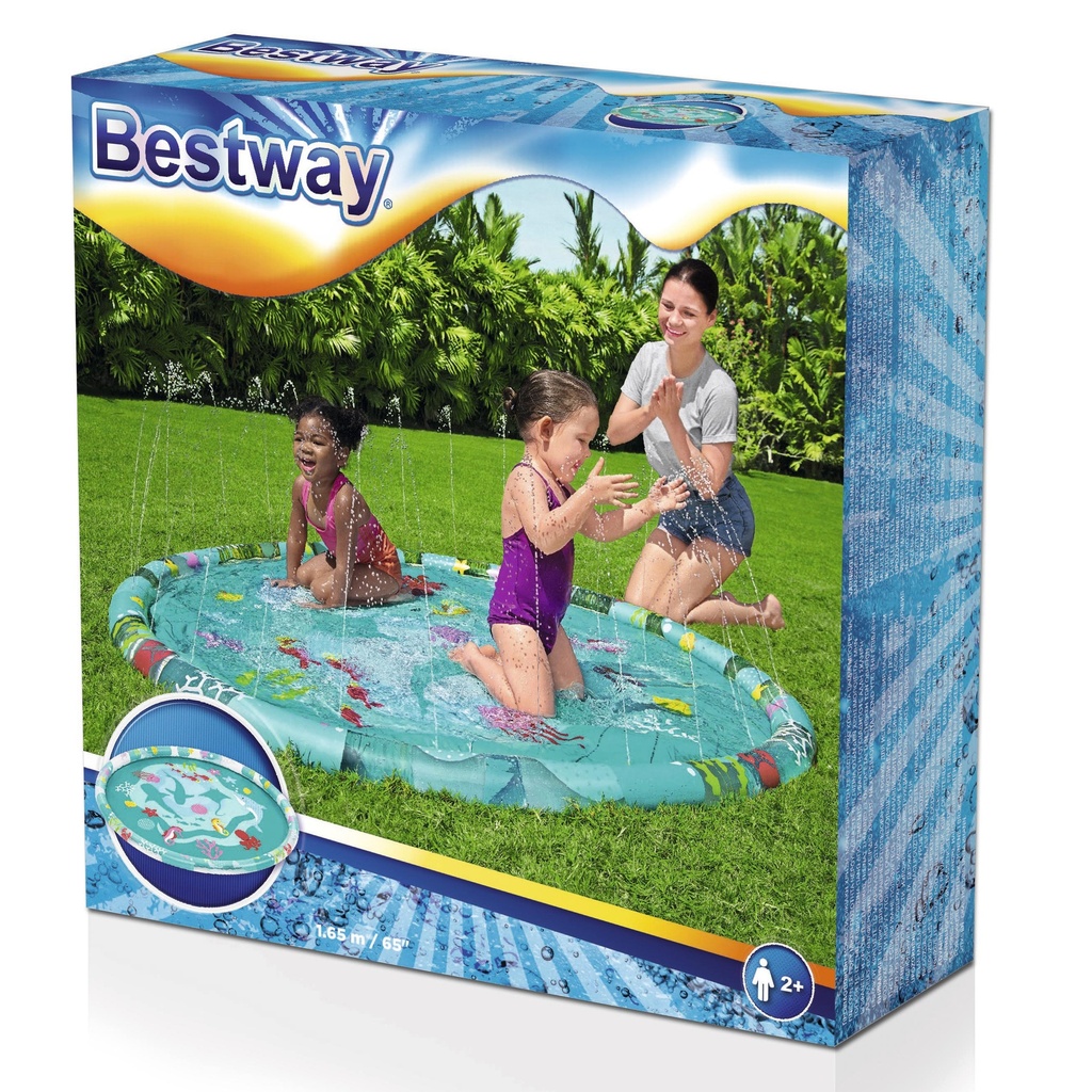 Inflable alfombra con aspersores 1 aro, Bestway, en caja