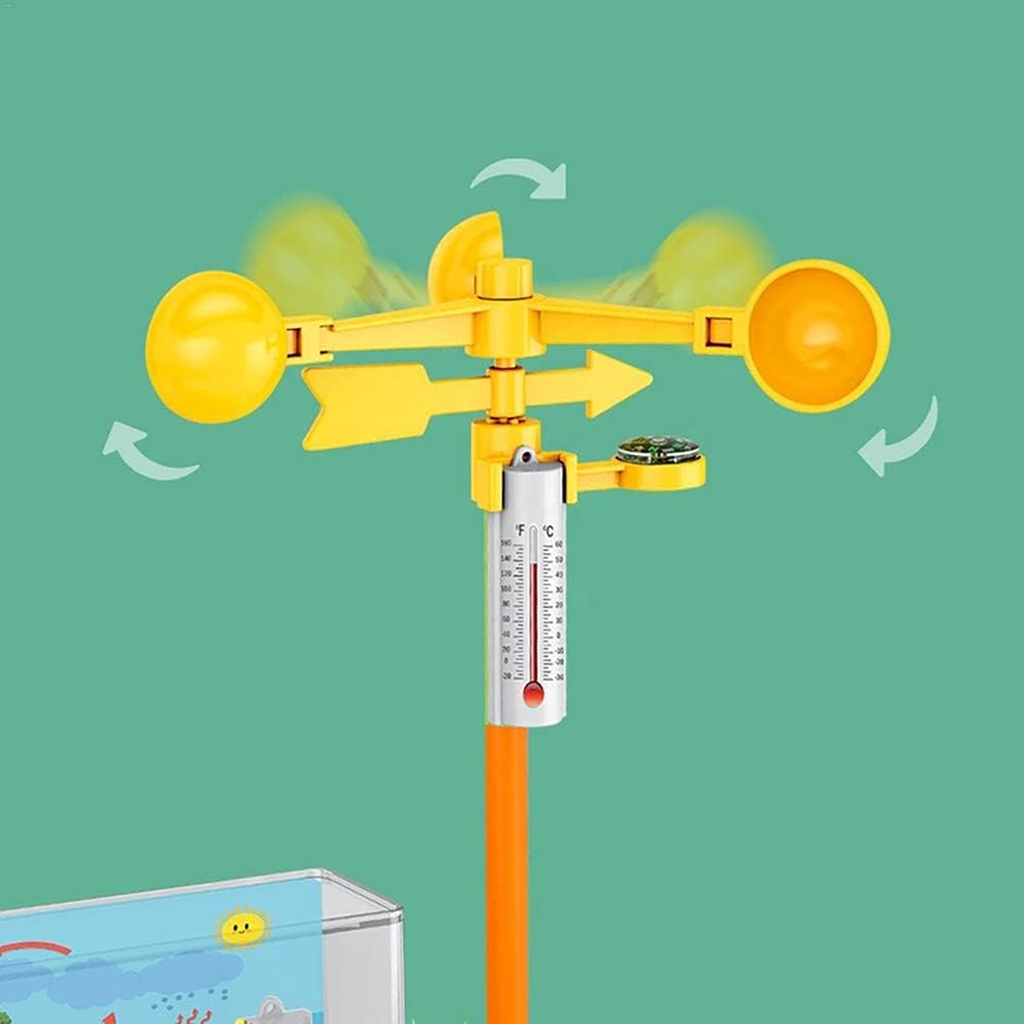 Juego de ciencia estación meteorológica, en caja