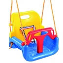 Hamaca de plástico con respaldo para bebé, varios colores