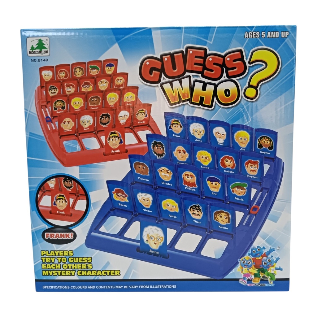 Juego de mesa, adivina quién, en caja