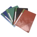 Carpeta A4 tapa transparente, PACK x12, varios colores