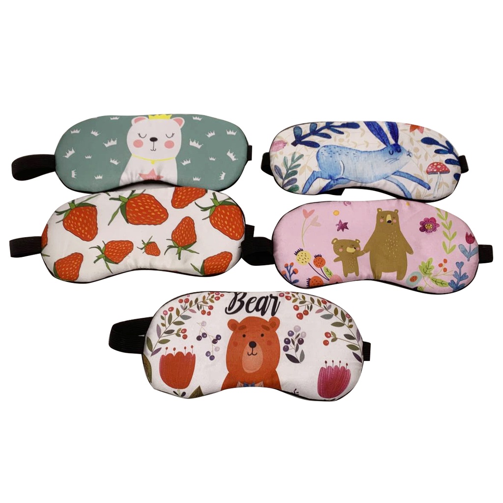 Antifaz para dormir, en bolsa, varios diseños, PACKx12