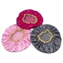 Gorra de satén para dormir, anti frizz en bolsa, PACK x10, varios colores