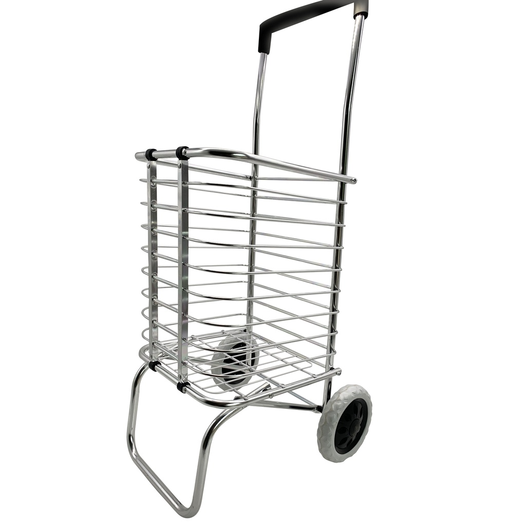 Carrito de compras de metal