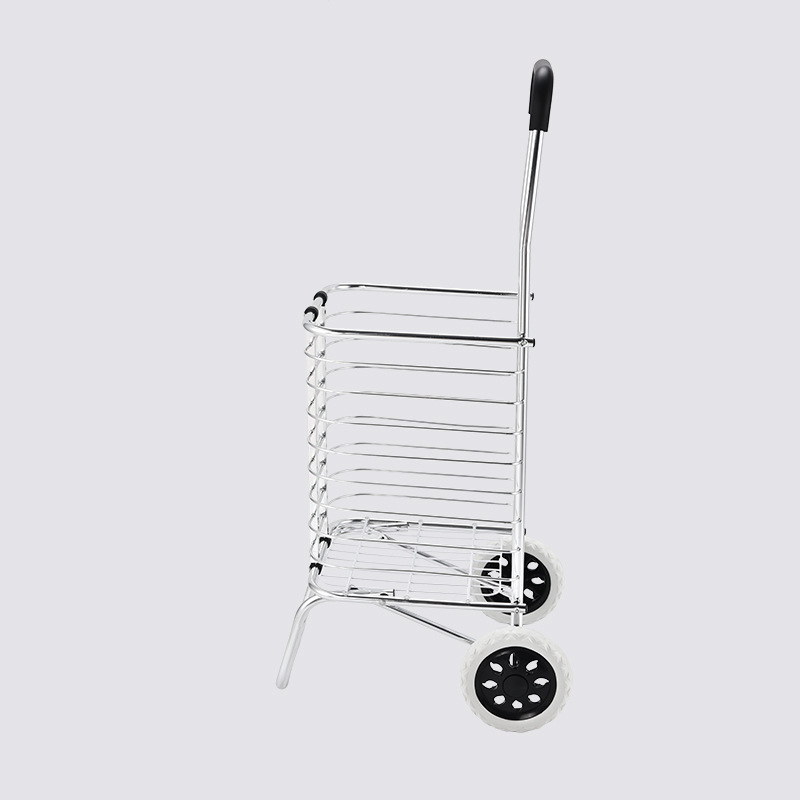 Carrito de compras de metal