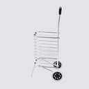 Carrito de compras de metal