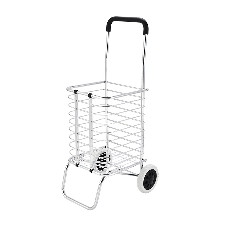 Carrito de compras de metal