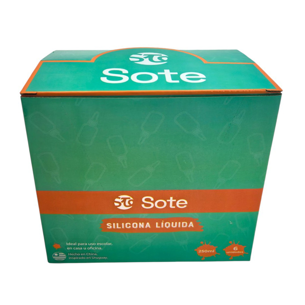 Silicona líquida transparente, 250ml, SOTE