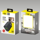Cargador con 2 entradas USB carga rápida, 2 colores, KLGO en caja